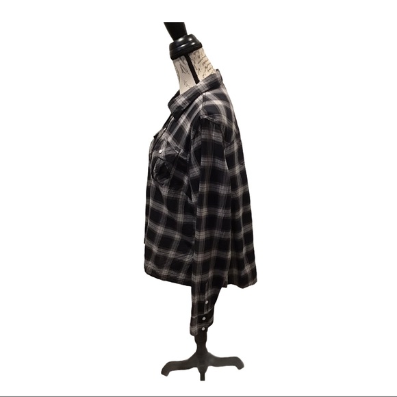 Harley Davidson Plaid Long Sleeve Shirt Large - Picture 2 of 14